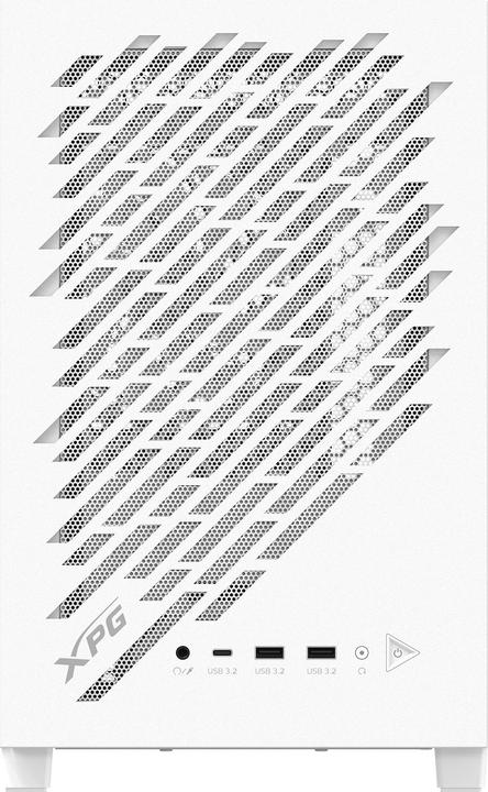 Actual product image Adata Geh XPG VALOR AIR NANO (ITX) Midi Tower weiss retail (mATX, Mini-ITX)