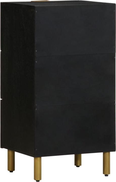 Image du produit VidaXL Buffet avec tiroirs Commode Buffet Armoire Noir Bois composite (40 x 33 x 75 cm)