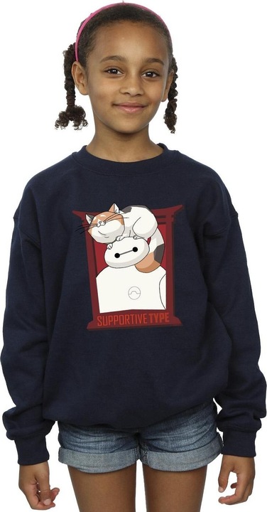 Produktbild Disney Big Hero 6 Baymax Frame Support Sweatshirt Mädchen (152, 158)