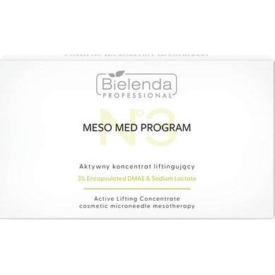 Bielenda, Gesichtsserum, PROFESSIONAL Aktywny koncentrat liftingujący z 3% Enkapsułkowanym DMAE 10x3ml (3 ml)