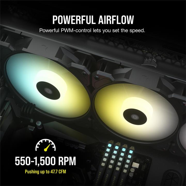 Immagine prodotto Corsair SP120 RGB Elite (120 mm, 3 x)