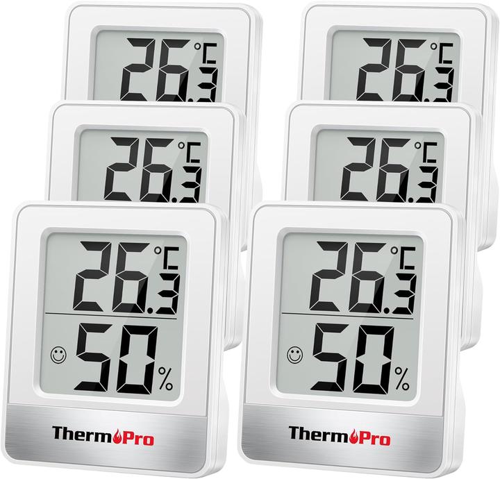 ThermoPro Digitales Thermo-Hygrometer TP49W-6