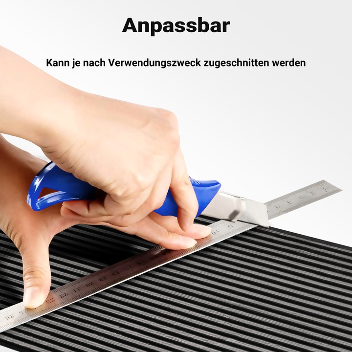 Actual product image Wiltec Rubber door threshold ramp 900x250x45mm shortenable Wheelchair ramp Ramp