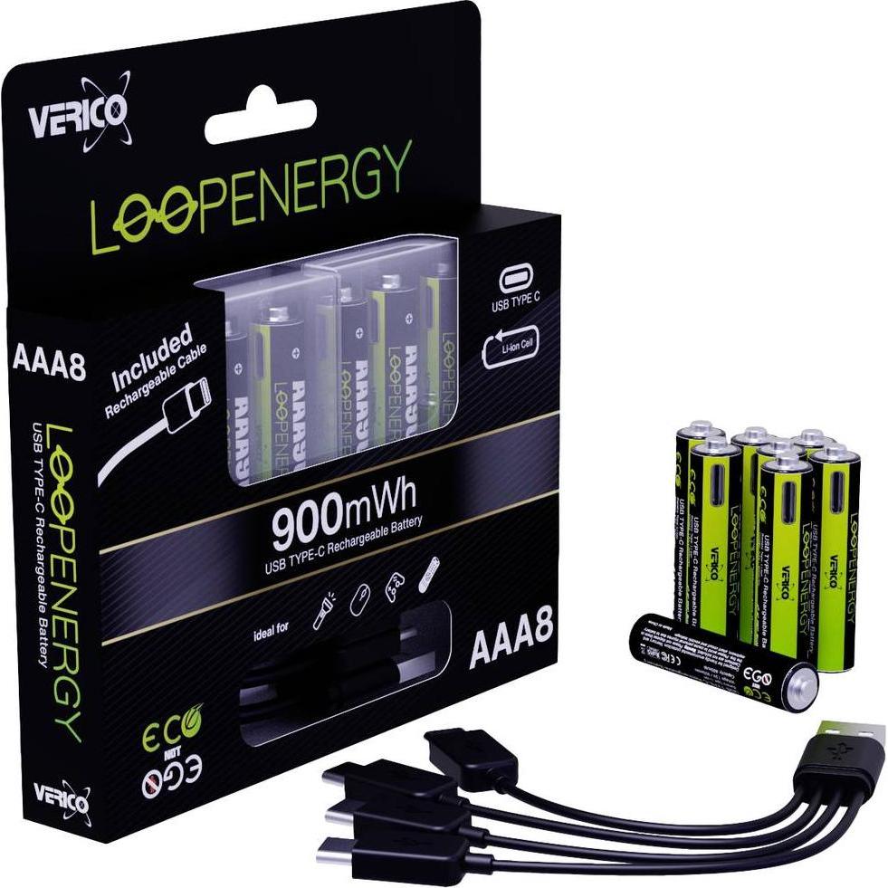 Thumbnail - Verico Loopenergy (8 Stk., AAA, 600 mAh), Batterien + Akkus