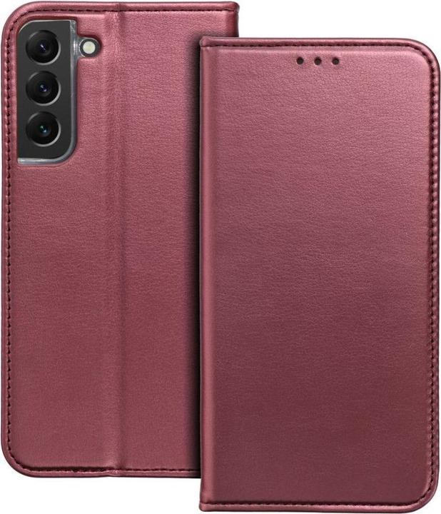 Actual product image OEM Book case SMART MAGNETO Book case for SAMSUNG A55 burgundy (HTC A55)