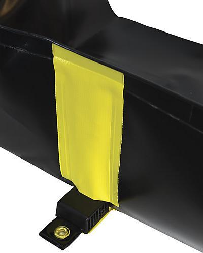 Actual product image Justrite QuickBerm® Plus folding tray