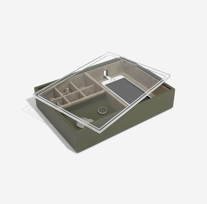 Stackers Valet Avec Couvercle Acrylique