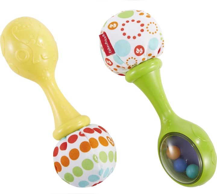 Fisher-Price Mes Premières Maracas - Instrument de Musique Bébé - 3 mois et +