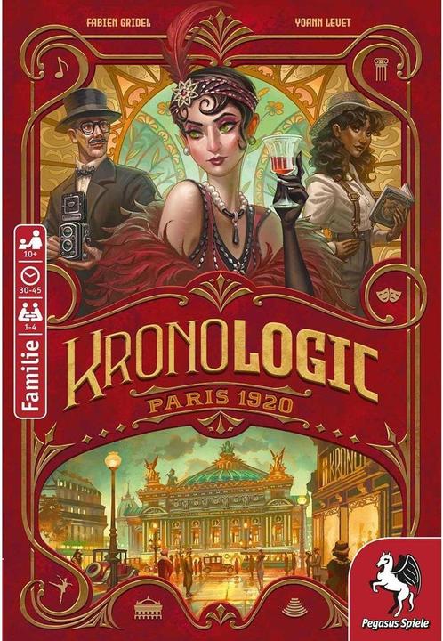 Produktbild Pegasus Kronologic – Paris 1920 (Deutsch, 1 - 4 Spieler)