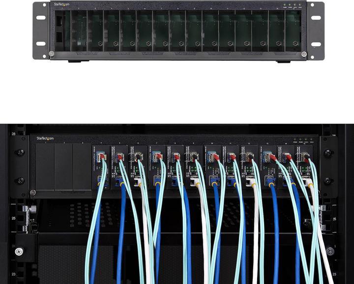 Actual product image StarTech 15-Slot Media Chassis Taa. Nms In Accs