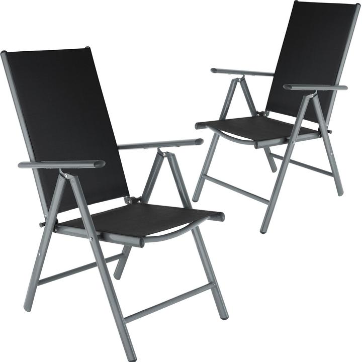 tectake 2x Gartenstuhl