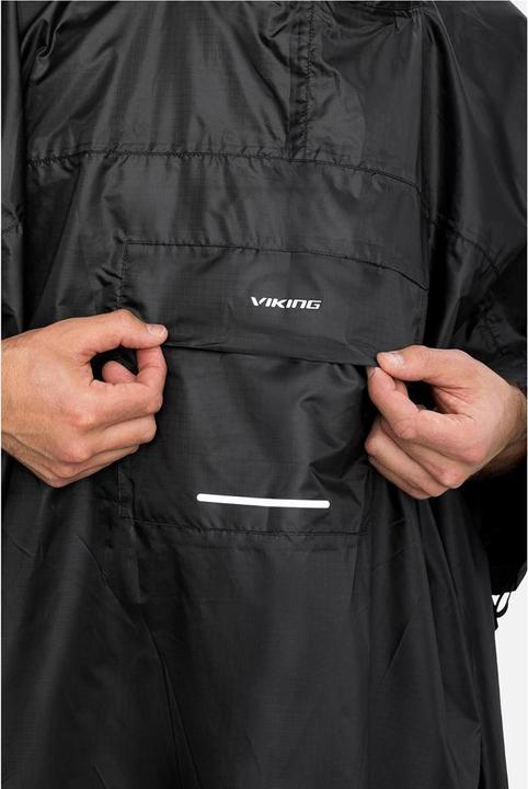 Produktbild Viking Poncho przeciwdeszczowe dla dorosłych Vesper Backpack czarne UNI