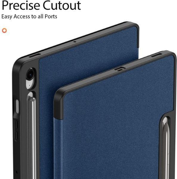 Image du produit Samsung Galaxy Tab S10 FE Plus - Ducis Domo Series, aufstellbares Flip-Etui, Blau (Samsung Galaxy Tab S10 FE+)