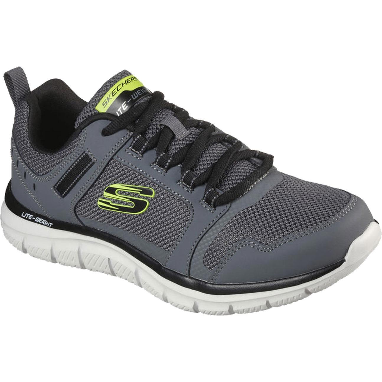 Skechers, Herren, Sneaker, Track Knockhill, Schwarz, (41)