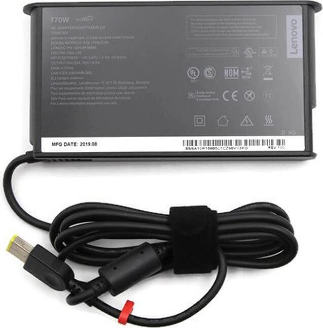 Actual product image Lenovo AC adapter Slim 170 Watt 20V 3 Pin (170 W)