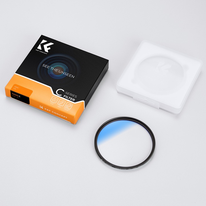 Productafbeelding K&F Concept Filter 40,5 MM Blauw Gecoate UV Classic Series (40.50 mm, UV-filter)