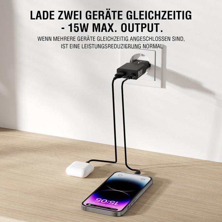 Actual product image 4smarts Netzladegerät PDPlug Slim (30 W, 2 ports)