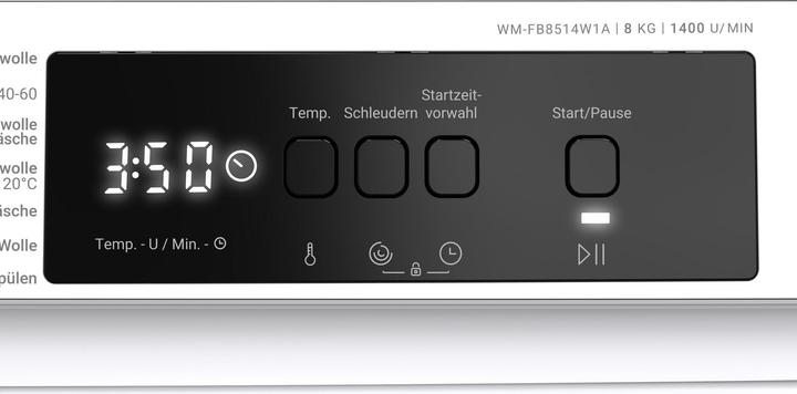 Produktbild Daewoo WM-FB8514W1A-DE (8 kg, Links)