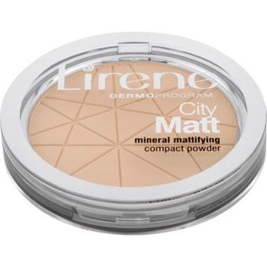 Lirene, Gesichtspuder, City Matt Mineral Mattifying Compact P (03 Beżowy)
