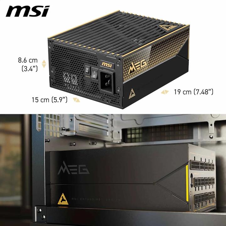 Produktbild MSI MEG Ai1600T (1600 W)
