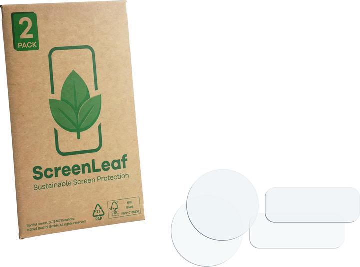 Produktbild ScreenLeaf Schutzfolie für Insta360 Mic Pro TX + RX nachhaltiger Displayschutz Display Schutz Folie Klar