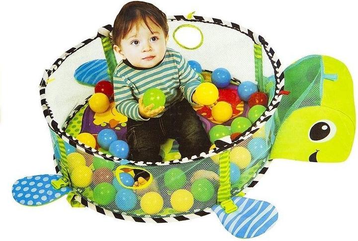 Image du produit Lean Toys Tapis d'apprentissage pour bébés avec balles
