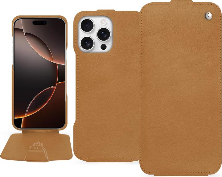 Produktbild Noreve Lederschutzhülle vertikal (Apple iPhone 16 Pro)