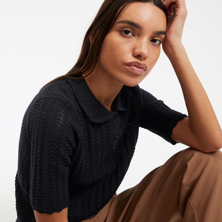 Immagine prodotto La Redoute Collections Pullover mit Polokragen (L)