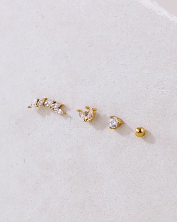 Actual product image Luamaya Delicate Bead Studs (Stainless steel)