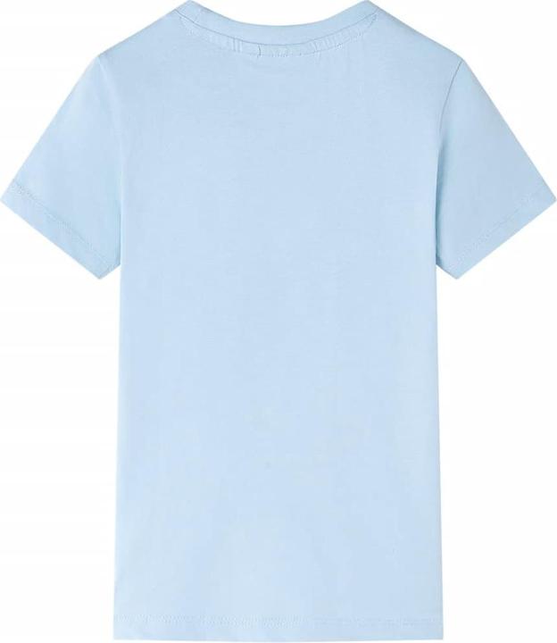 Immagine prodotto vidaXL Maglietta da bambino azzurro 104,Materiale: 100 % cotone,Colore (104)