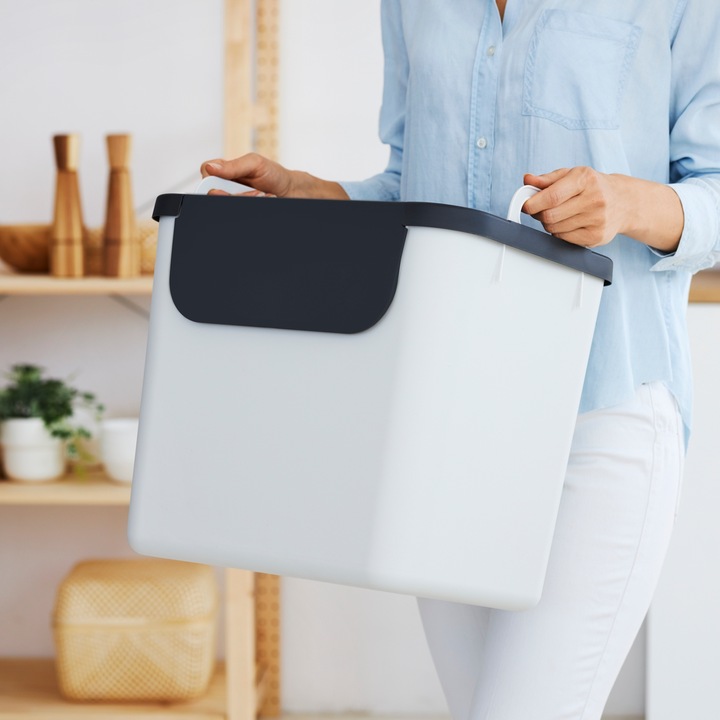Immagine prodotto Rotho Set di 3 sistemi di riciclaggio dei rifiuti da 30 L JIVE (90 l)