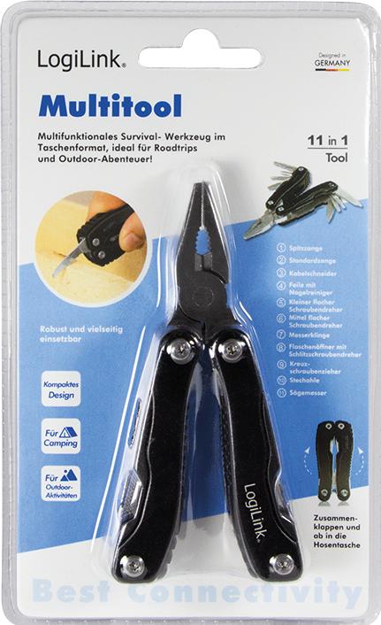 Produktbild LogiLink WZ0044 - Multitool (11 Funktionen)