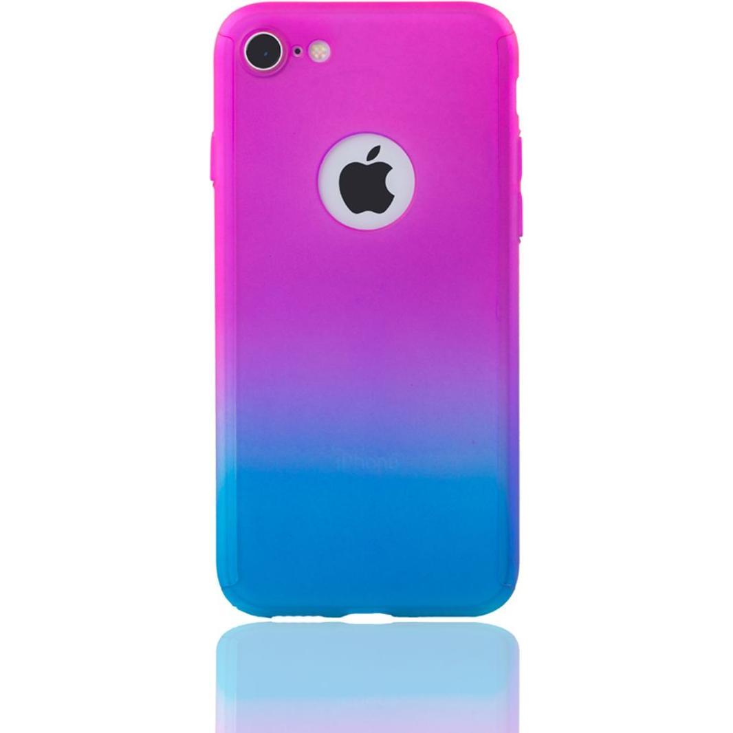 Thumbnail - König Design Schutz Handy Hülle für Apple iPhone 6 / 6s Full Case Cover Displayschutz Blau (Apple iPhone 6), Smartphone ...