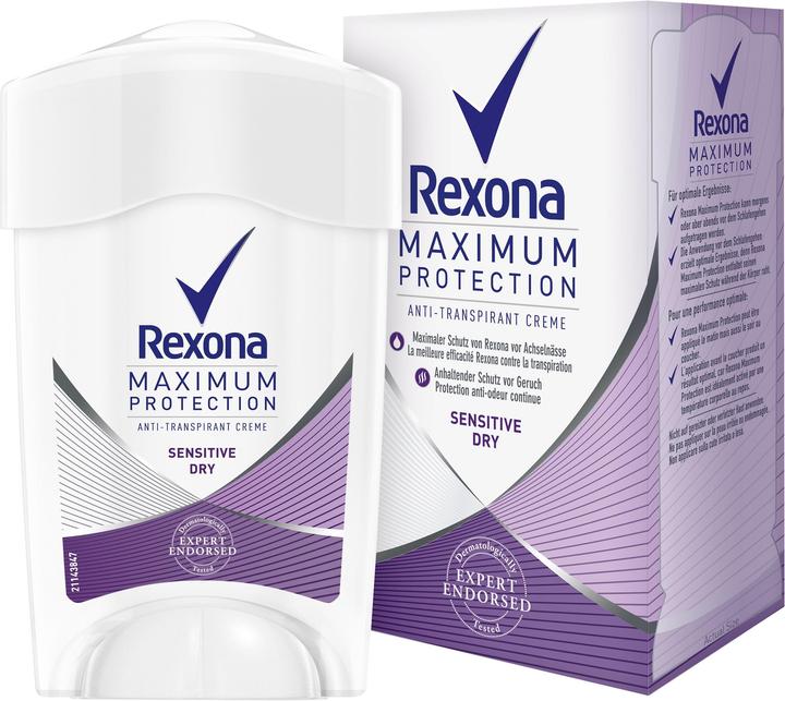 Produktbild Rexona Fresh Maximum Protection Sensitiv (Crème, 45 ml)