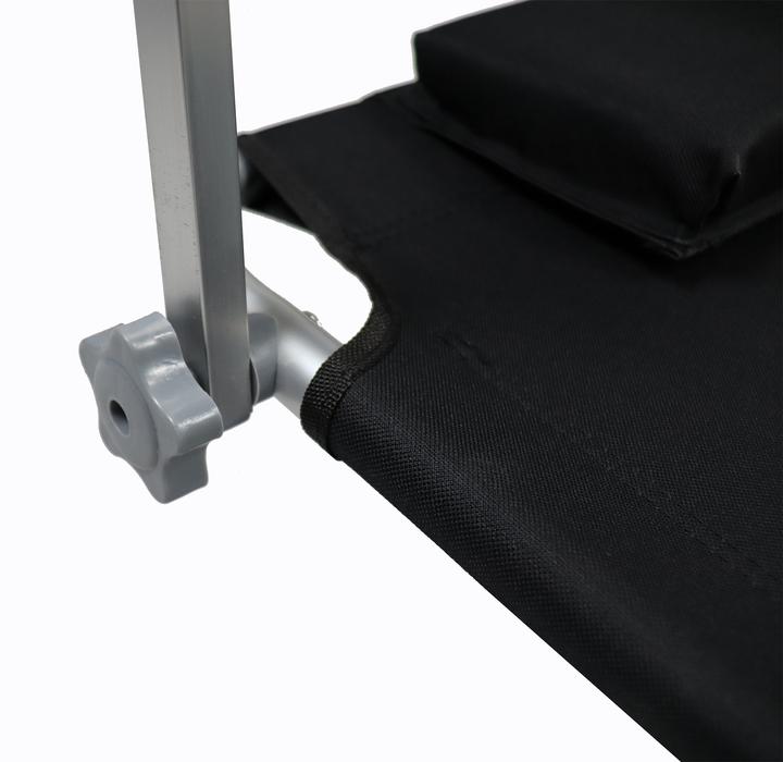 Actual product image VCM Sun lounger with wheels and sun canopy (165 cm)