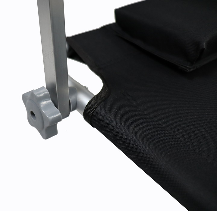 Productafbeelding VCM Ligstoel met wieltjes en zonnekap (165 cm)