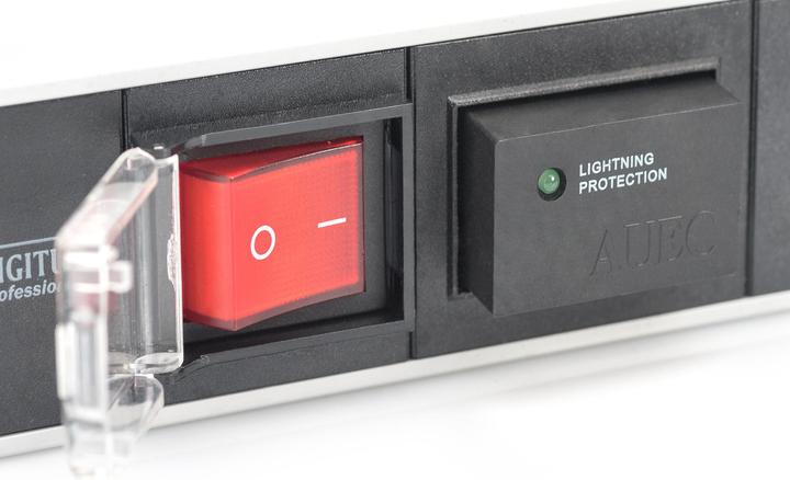 Immagine prodotto Digitus Presa multipla a 7 vie, alluminio (7 x, CEE 7/7, 2 m)