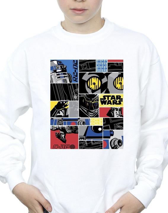 Immagine prodotto Star Wars Droid Montage Felpa Ragazzi (140, 146)