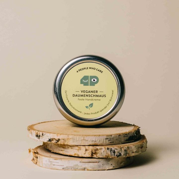 Immagine prodotto 4peoplewhocare Feste Handcreme - Veganer Daumenschmaus (Dose)