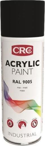 Immagine prodotto CRC Colore Protettivo Vernice acrilica 9005 Nero profondo opaco 400 ml (Nero opaco, 0.40 l)