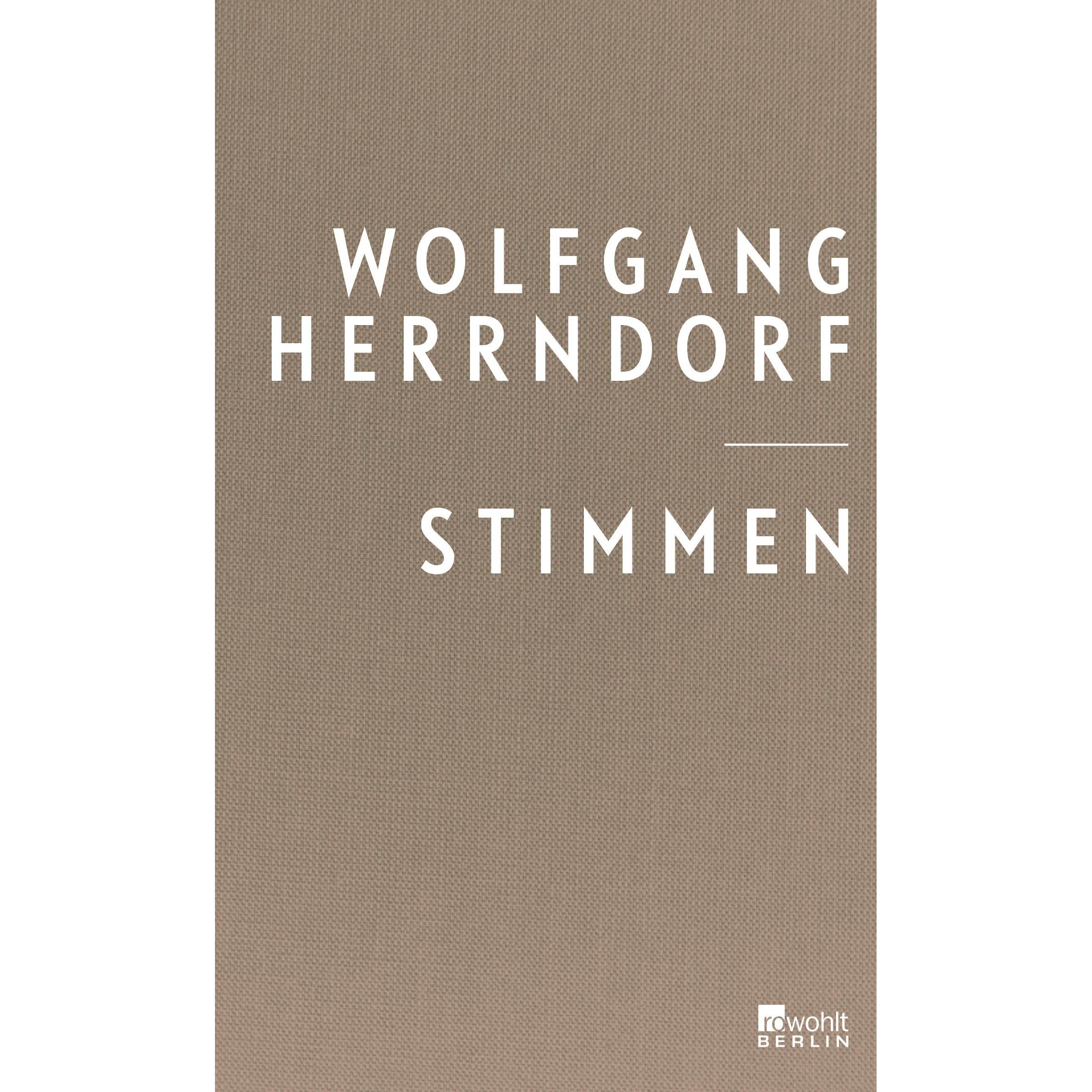 Stimmen, Belletristik von Wolfgang Herrndorf
