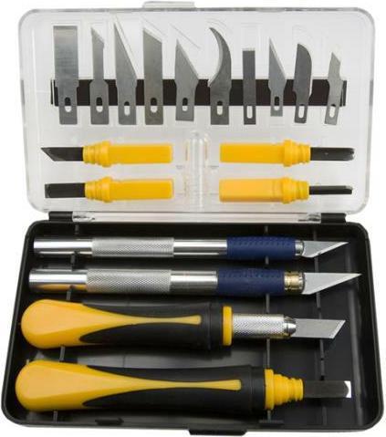 Actual product image Drel NOŻE I DŁUTA PRECYZYJNE 22szt.