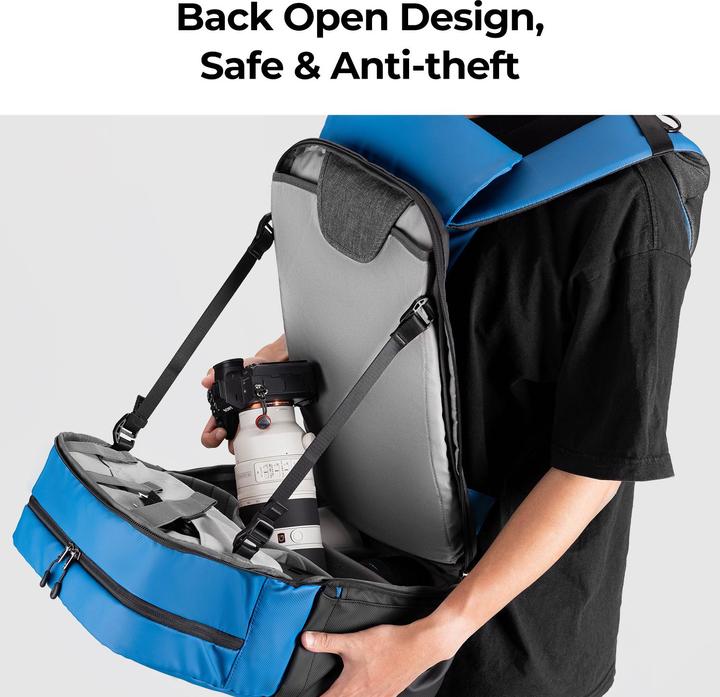 Produktbild K&F Concept Concept Beta Backpack 20l Photo Backpack - Blue (Fotorucksack, 20 l)