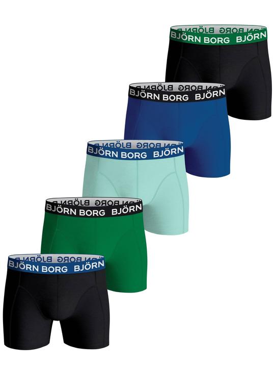 Immagine prodotto Björn Borg Boxer Casual Figure-hugging Essential Boxer - 16345 (XL, Confezione da 5 pezzi)