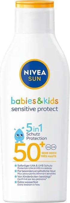 Image du produit NIVEA Crème solaire Sensitive Protect SPF 50+ Multipack 6 x 200 ml (Crème solaire, SPF 50+, 200 ml)