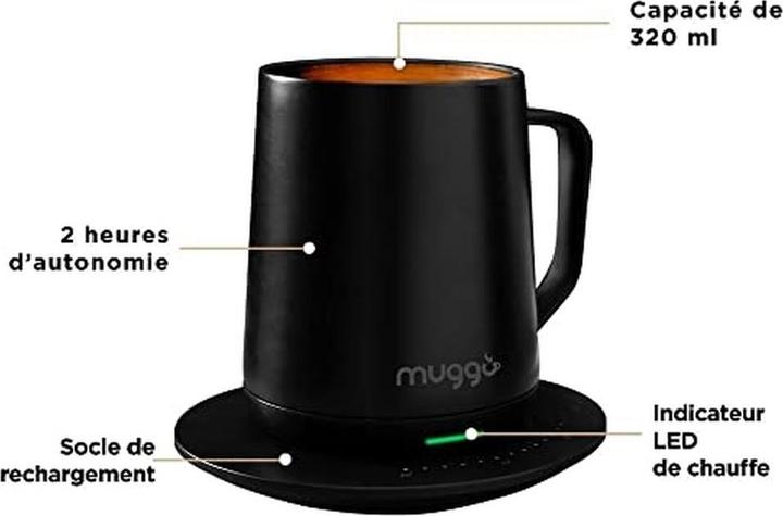 Actual product image Muggo Heated Coffee/Tea Cup 320ml (320 ml, 1 x)