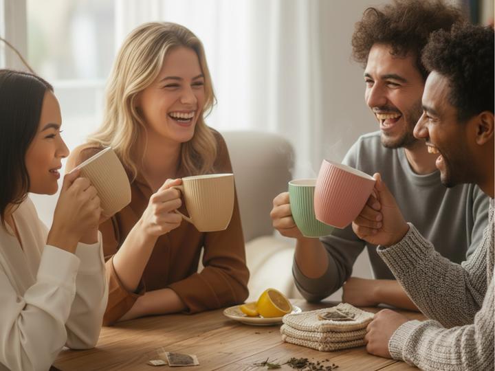 Produktbild Cangoo Embossed Teebecher (330 ml, 1 x)