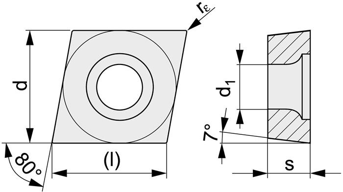 Image du produit Tecwerk Wendeschneidplatte