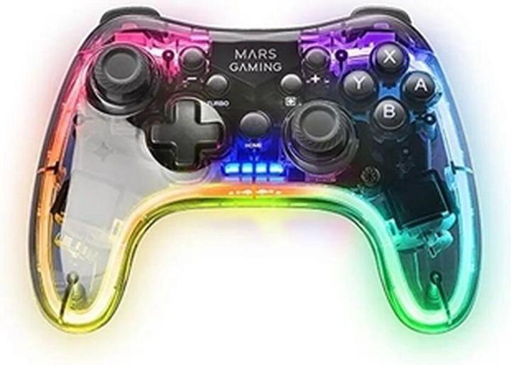 Image du produit Mars Gaming Manette De Jeu Sans Fil Mgp-Bt RGB (Transparent) (PS3)