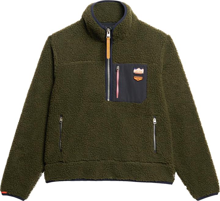 Produktbild Superdry Vintage Retro Fleecepullover mit halblangem Reissverschluss (S)